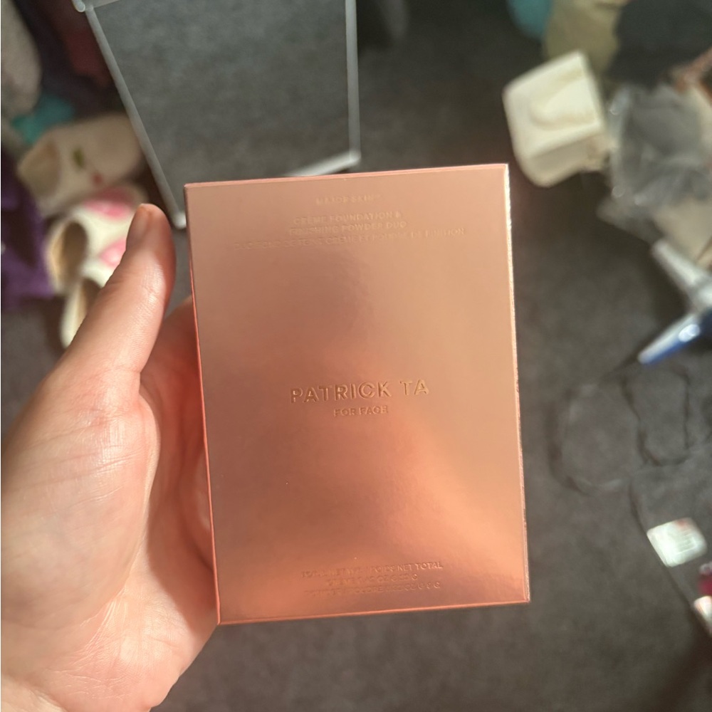 Patrick Ta Gold Foundation Compact Sleek Design